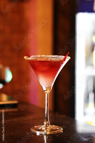 cocktail in the bar