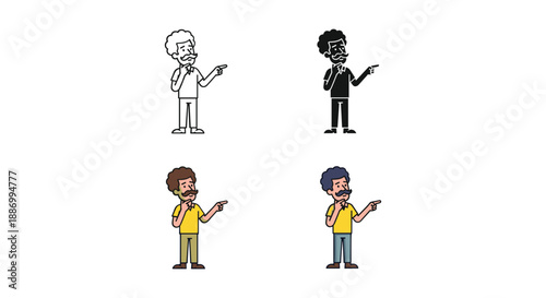 Different cartoon characters talking to each other