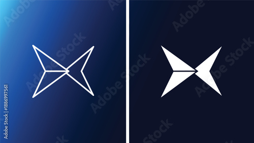 Interfaith buildings with moon and star symbols on white background