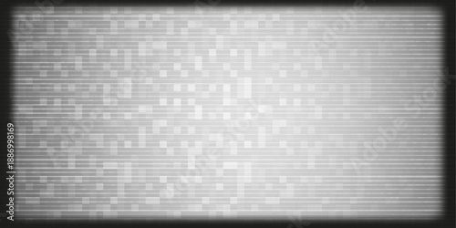 Television noise. Glitch background. TV static noise texture. Pixelated television screen backdrop . Vector illustration.