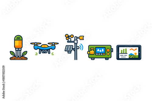 Smart farming technologies help farmers monitor crops and improve yields with the use of drones, sensors, and data analysis tools in agriculture