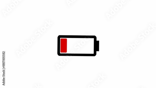 Battery Charge Level Animation