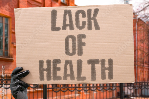 Valokuva "Lack Of Health" Absence of universal medical access