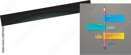 Various Business Infographic elements including statistical bar, graphs and charts for your professional reports and financial data presentation.