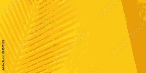 Abstract golden yellow background with textured brushstroke and diagonal lines