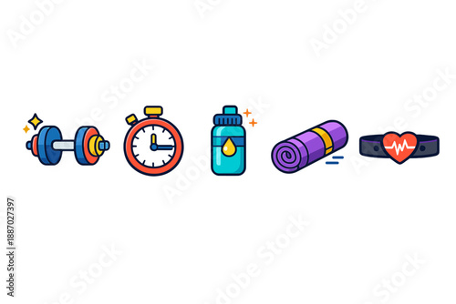 Fitness and Workout Icons