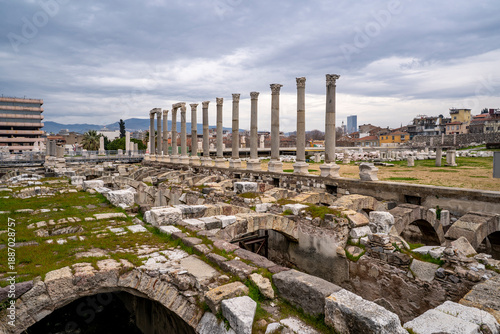 The Agora of Smyrna Ancient City in Izmir 