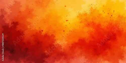 Abstract vector Fiery Brushstrokes with panorama of a fiery, textured art piece. A symphony of fiery hues, representing heat and passion. 