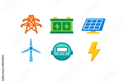 Summary of energy sources and tools for electricity generation and management in a modern setting