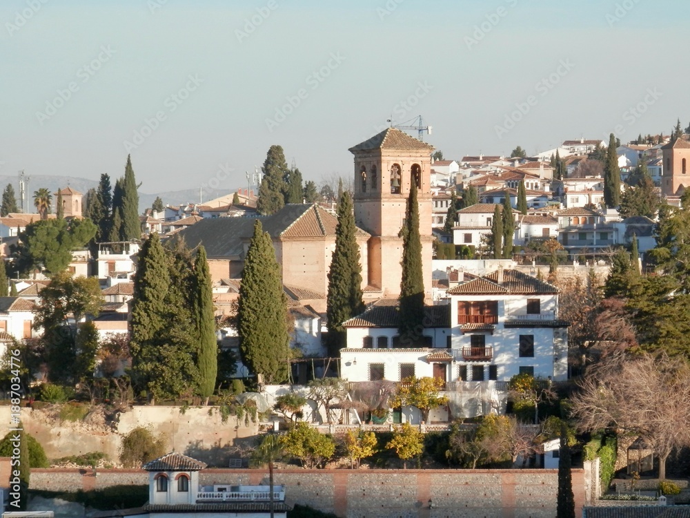 Fototapeta premium Zu Besuch in Alhambra bei Granada in Andalusien