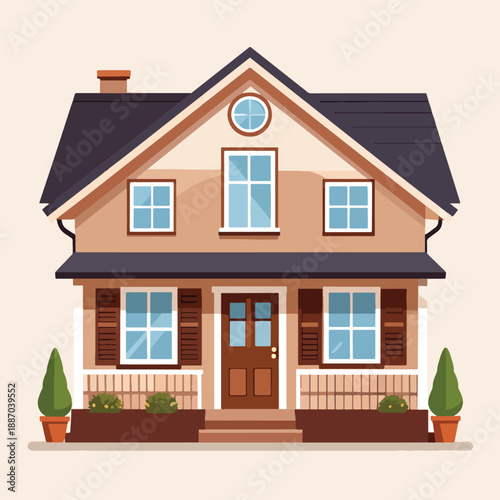 vector illustration of a house