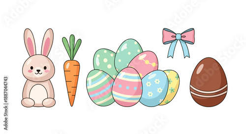 A tranquil baby nursery featuring a wooden crib, a side table with a lamp, a rocking chair, and a soft round rug.