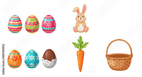 A modern home office setup includes a desk, an ergonomic chair, an adjustable lamp, and a computer monitor, isolated on white.