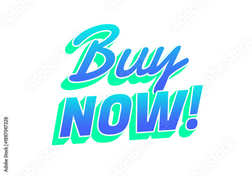 A vibrant and eye catching graphic featuring the text Buy NOW! in stylish font, emphasizing urgency and action.