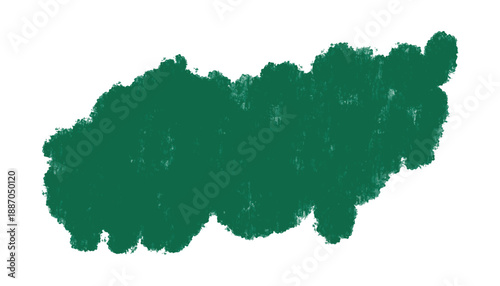 Watercolor green stroke with brush texture isolated on white background. Minimalistic hand-painted illustration. Aqua watercolor splash and brush stroke for decoration. Scraped green background
