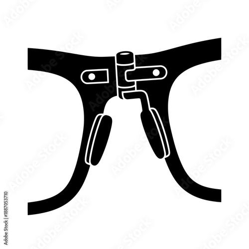 Bicycle stem with handlebars