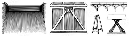 Classic Wooden Furniture and Structural Engineering Designs