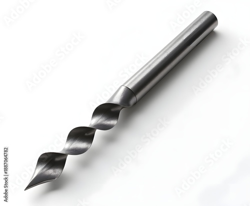 Drill Bit Isolated on White Background