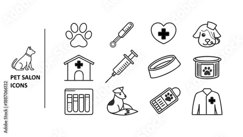 set of medical icons