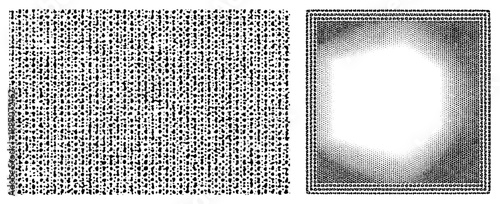 Halftone Dot Texture with Gradient Transparency