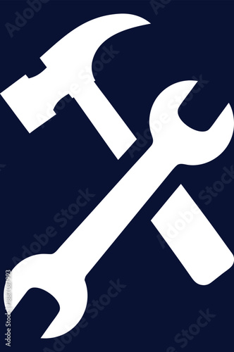 Tools Collection Featuring Hammer And Wrenches, Construction Equipment, Repair Services, Industrial Supplies