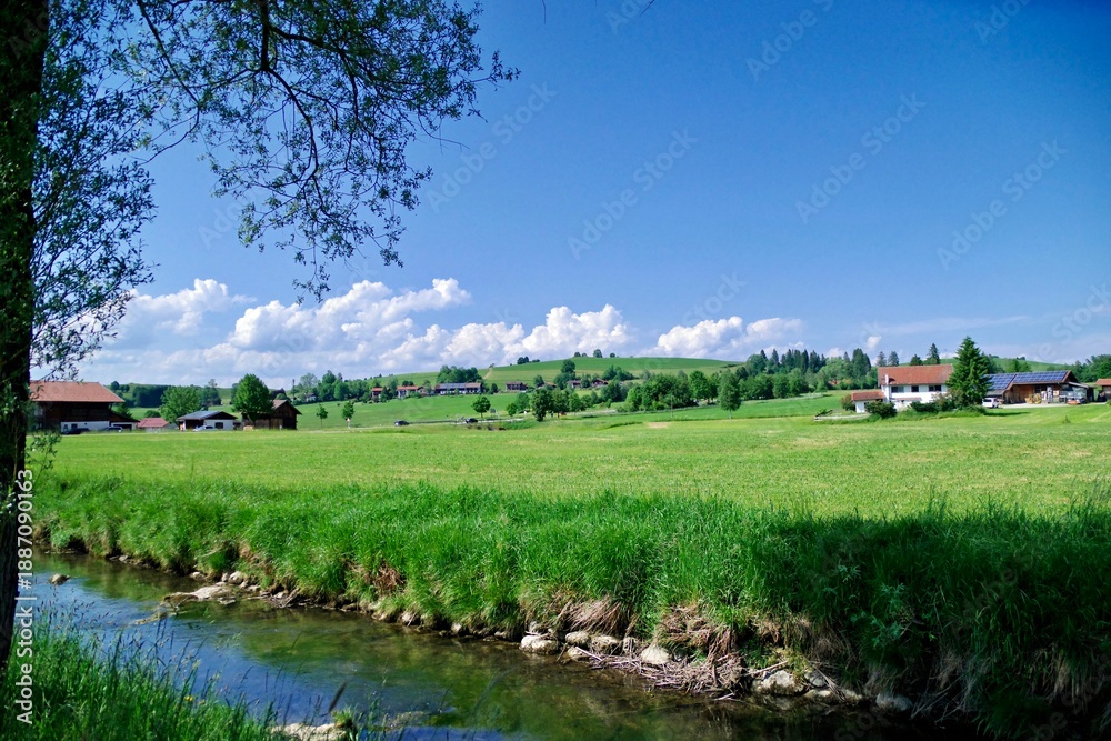 Obraz premium Halblech Landschaft
