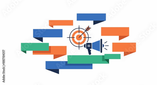 Modern Digital Marketing Strategy with Targeted Advertising and Analytics