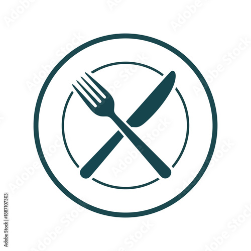 Restaurant closed sign icon Vector