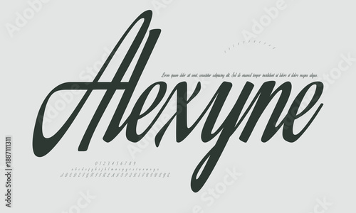 Typography font Clean vector illustration of a simple microphone icon, representing audio or broadcasting