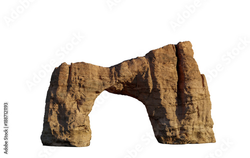 Wallpaper Mural Desert Stone Arch Rock Formation With Bridge-Like Span In Warm Sunlight Torontodigital.ca