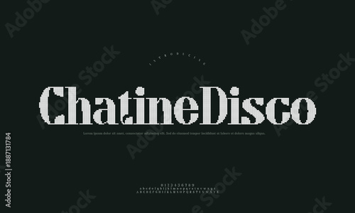 Retro disco ball pattern with vibrant glitter effects, a fun and energetic vector illustration for 70s, party, or celebration themes.