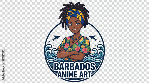 Vibrant Character Design in Coastal Paradise | Digital Illustration | Beach Setting