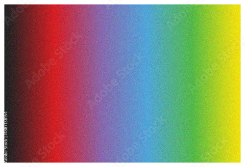 Vivid rainbow color gradient spectrum with subtle digital film grain texture