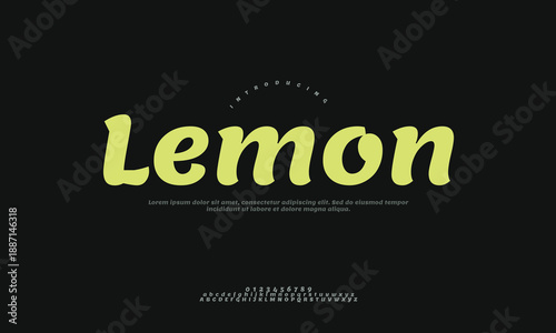 Vibrant yellow lemon fruit illustration with clean lines and flat design style, representing freshness, citrus, and healthy ingredients.