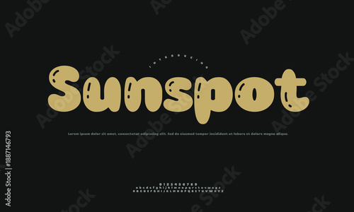 Abstract sunspot or bright sunlight illustration with warm, clean shapes in a modern flat design, capturing solar energy and summer warmth.