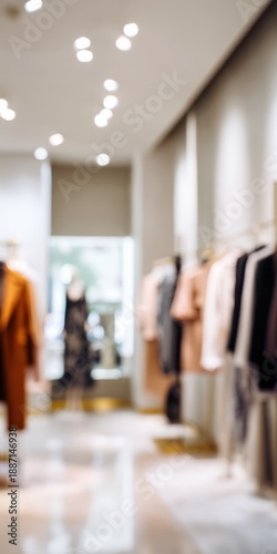 Wallpaper Mural Modern clothing store interior with diverse fashion and stylish apparel displays Torontodigital.ca