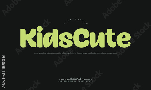 Cute Kids playing outdoors vector illustration in a cheerful flat cartoon style, perfect for children's books, educational materials, and nursery decor.