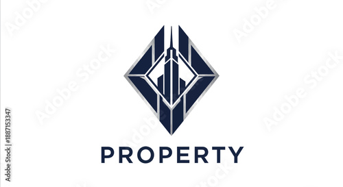 Elegant Property Logo Design Suitable For Real Estate Development And Investment Business
