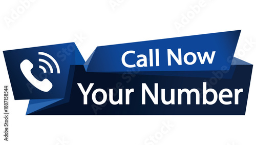 Call Now Banner Vector  Modern Phone Call-to-Action Graphic, call now, your number, phone icon, telephone graphic, call-to-action, CTA banner, digital illustration, modern design, flat design, 