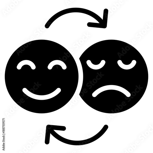 Bipolar  Icon Element For Design