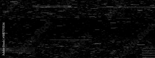 Tv vhs glitch noise texture overlay. Cctv pixel screen effect pattern for background. Y2k vintage static film filter. Vcr grain scratch design for video game. Dither line on monitor broken signal.