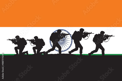 Patriotic India Illustration for Republic Day and Independence Day