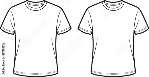 Two white t shirts with short sleeves and crew neck short sleeve shirts crew neck shirts clothing