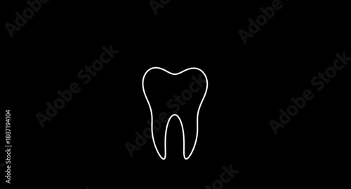 tooth, dental, dentistry, dentist, oral, hygiene, health, healthcare, medical, clinic, care, clean, smile, enamel, molar, premolar, incisor, cavity, prevention, treatment, outline, lineart, line, stro