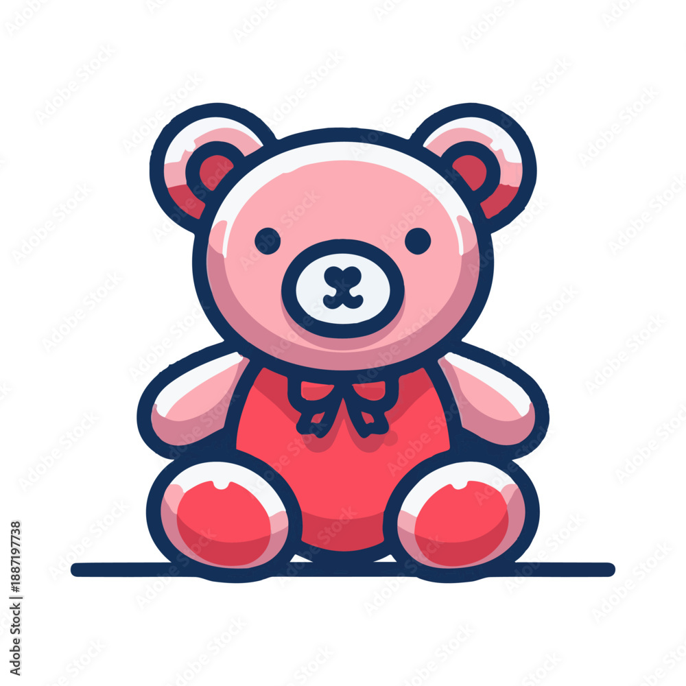 Obraz premium teddy bear illustration design