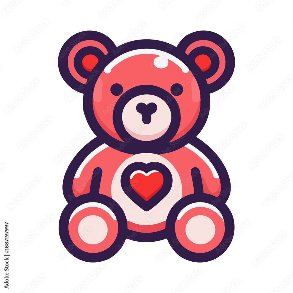 Obraz premium teddy bear illustration design