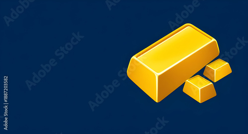gold, bullion, ingot, goldbar, precious, metal, wealth, rich, luxury, finance, investment, economy, banking, money, asset, reserve, treasure, value, shiny, metallic, yellow, realistic, vector, illustr