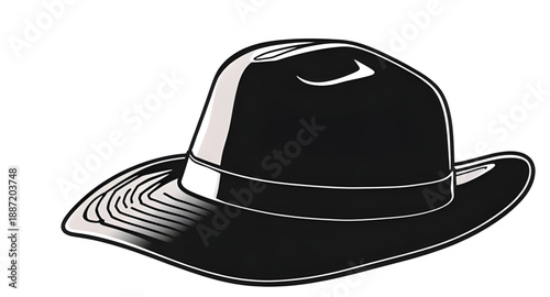 cowboy, hat, western, cowboyhat, ranch, rodeo, texas, country, wildwest, america, fashion, accessory, headwear, leatherhat, felt, brim, crown, classic, traditional, rustic, vintage, isolated, whitebac