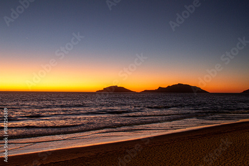 Foto Beautiful sunset at Mazatlán, Sinaloa, México.