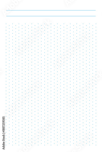 Isometric dots graph paper. Sheet of isometric dotted background. Geometric pattern for school, wallpaper, textures, notebook. Blank on white background.